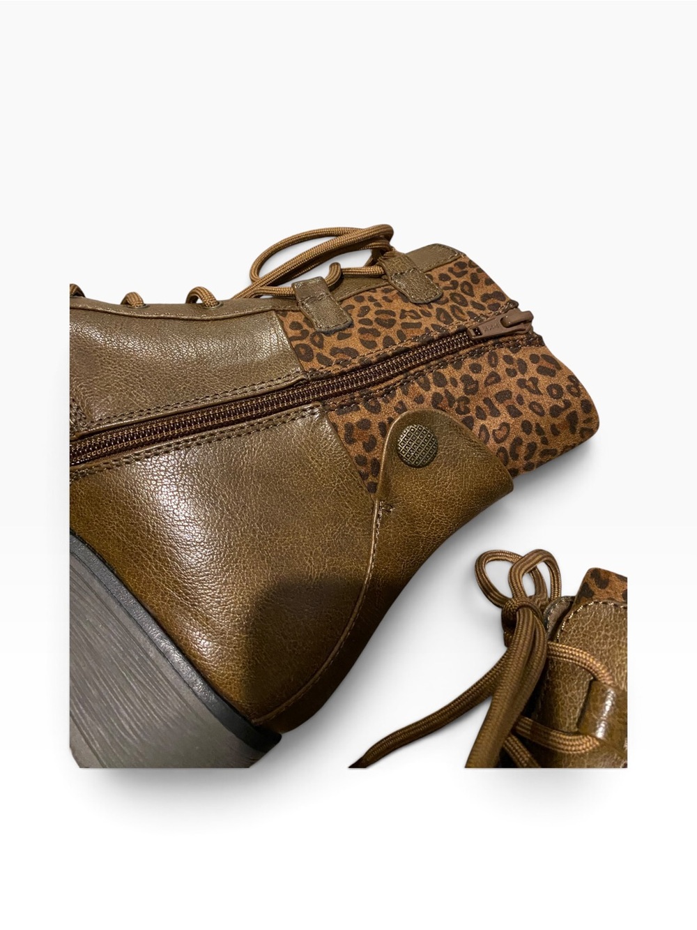 Baretraps ankle boots combining an olive brown/cognac - Picture 3 of 9